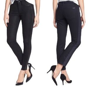 JOE’S JEANS • Mali Tuxedo Skinny Ankle Jeans Black Wash • Size 29